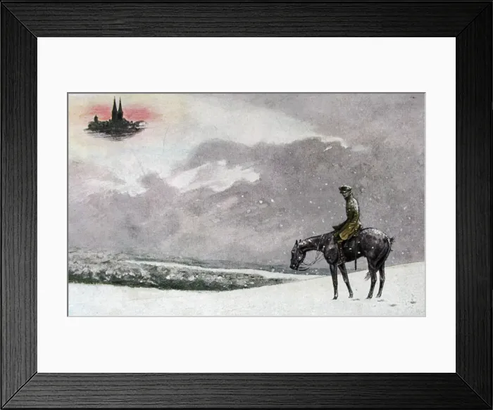 Framed Print : Christmas Card from the British Upper Silesian Artillery Framed Print : Christmas Card from the British Upper Silesian Artillery