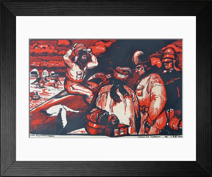 Framed Print : Guynemer - Le retour de l AS Framed Print : Guynemer - Le retour de l AS