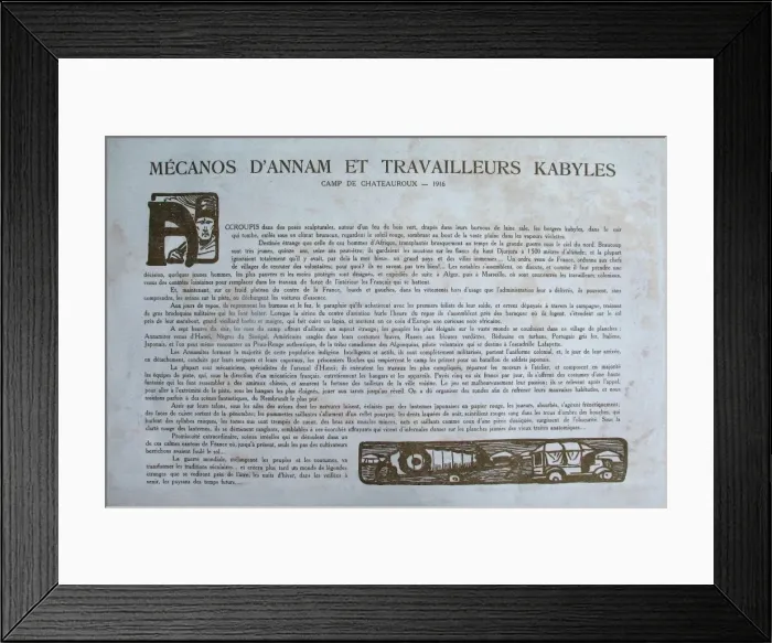 Framed Print : ɣole de perfectionnement de Chateauroux - La Piste - WWI Framed Print : ɣole de perfectionnement de Chateauroux - La Piste - WWI