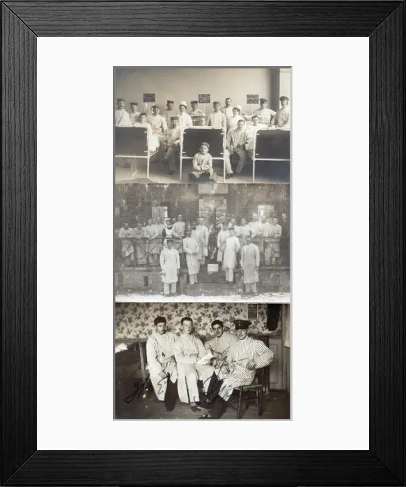 Framed Print : German Army Hospital, near Karlsruhe