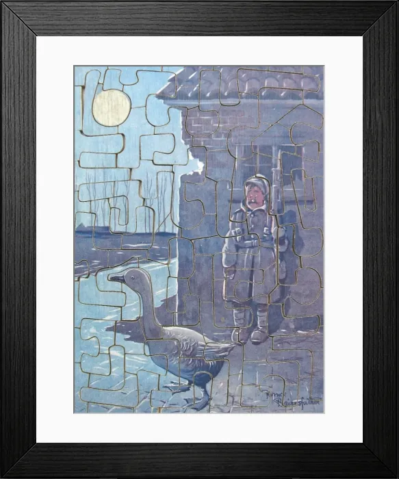 Framed Print : Bystander Jigsaw by Capt Bruce Bairnsfather Framed Print : Bystander Jigsaw by Capt Bruce Bairnsfather
