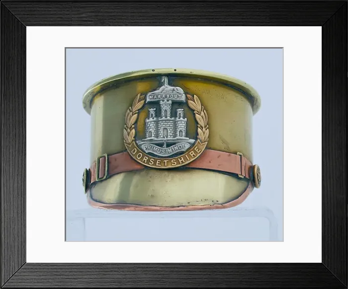 Framed Print : German 77mm shell case base made into Army Service Cap Framed Print : German 77mm shell case base made into Army Service Cap