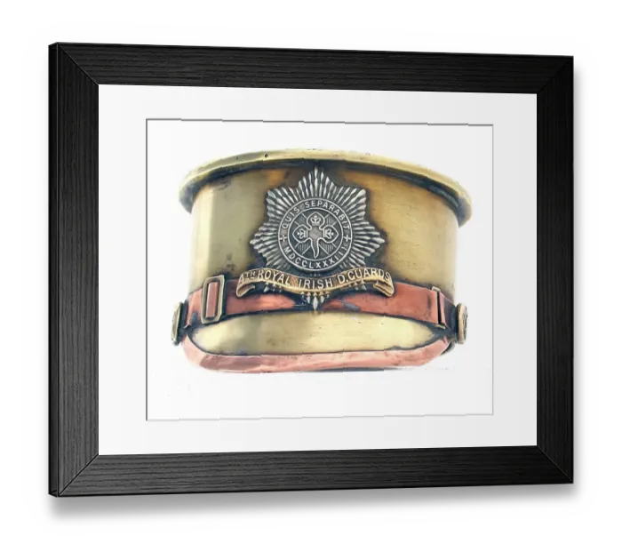 Framed Print : German 77mm shell case base made into Army Service Cap Framed Print : German 77mm shell case base made into Army Service Cap