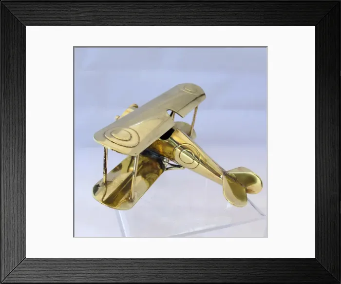 Framed Print : Model of a WWI biplane Framed Print : Model of a WWI biplane