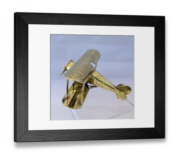 Framed Print : Model of a WWI biplane Framed Print : Model of a WWI biplane