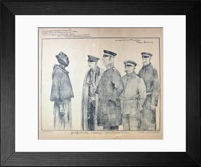 Framed Print : Prisonniers de Guerre par Jean-Pierre Laurens Framed Print : Prisonniers de Guerre par Jean-Pierre Laurens