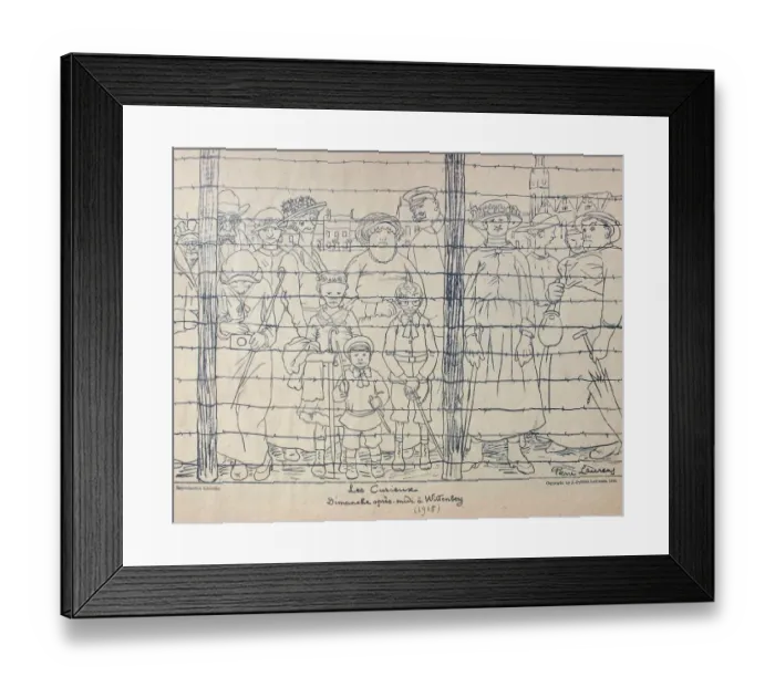 Framed Print : Prisonniers de Guerre par Jean-Pierre Laurens Framed Print : Prisonniers de Guerre par Jean-Pierre Laurens