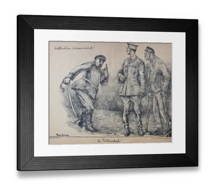 Framed Print : Prisonniers de Guerre par Jean-Pierre Laurens Framed Print : Prisonniers de Guerre par Jean-Pierre Laurens