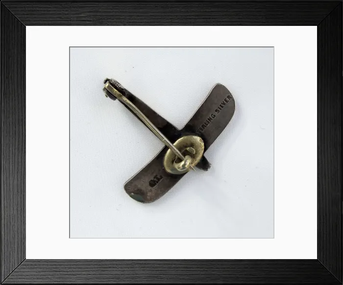 Framed Print : Brooch in the shape of a WWI monoplane Framed Print : Brooch in the shape of a WWI monoplane