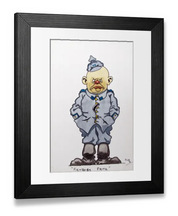 Framed Print : Fiendish Fritz Framed Print : Fiendish Fritz