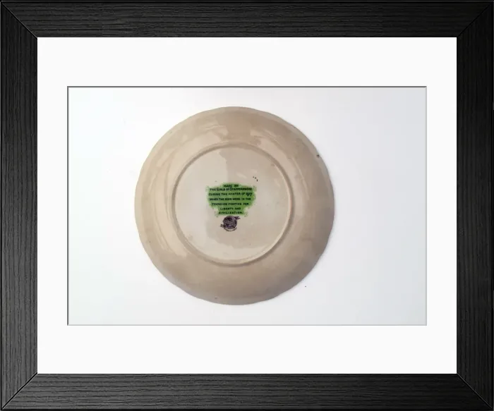Framed Print : Plate - Out since Mons - WWI Framed Print : Plate - Out since Mons - WWI