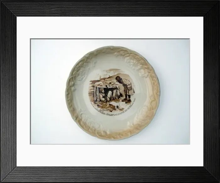 Framed Print : Plate - Out since Mons - WWI Framed Print : Plate - Out since Mons - WWI