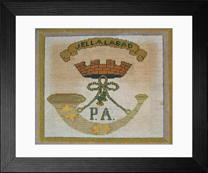 Framed Print : Woven Badge for Prince Alberts - Somerset Light Infantry Framed Print : Woven Badge for Prince Alberts - Somerset Light Infantry