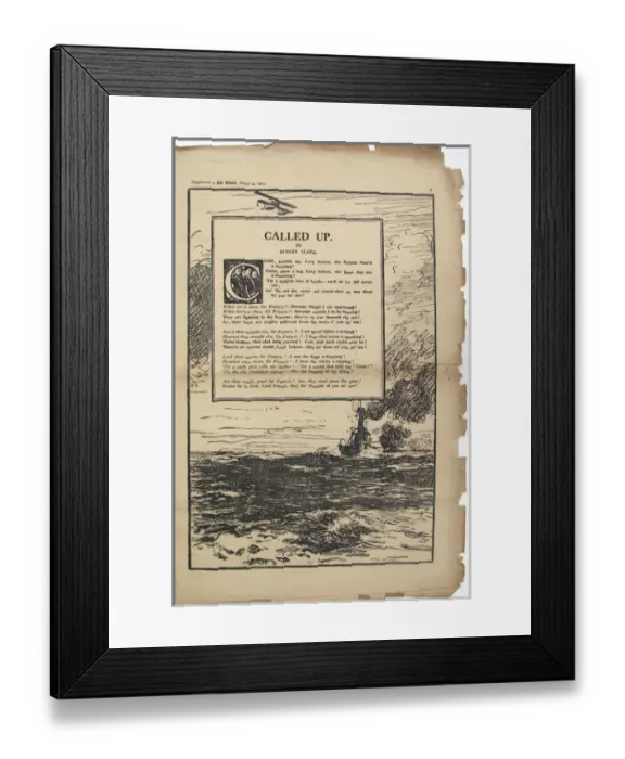 Framed Print : War Poems from The Times Framed Print : War Poems from The Times