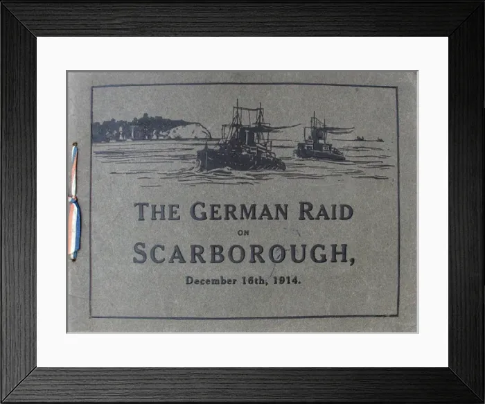Framed Print : The German Raid on Scarborough, December 16th 1914 Framed Print : The German Raid on Scarborough, December 16th 1914
