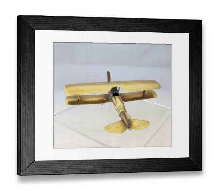 Framed Print : WWI biplane with a bullet fuselage Framed Print : WWI biplane with a bullet fuselage