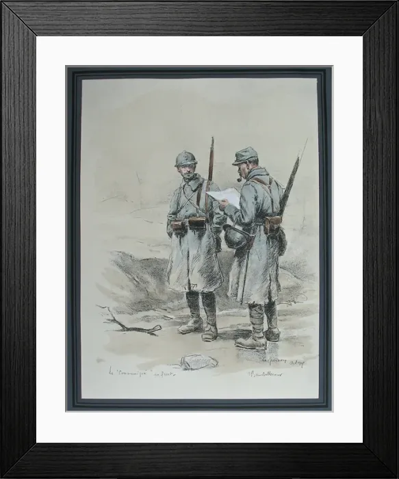 Framed Print : A communication at the Front - Le Quesnoy Framed Print : A communication at the Front - Le Quesnoy