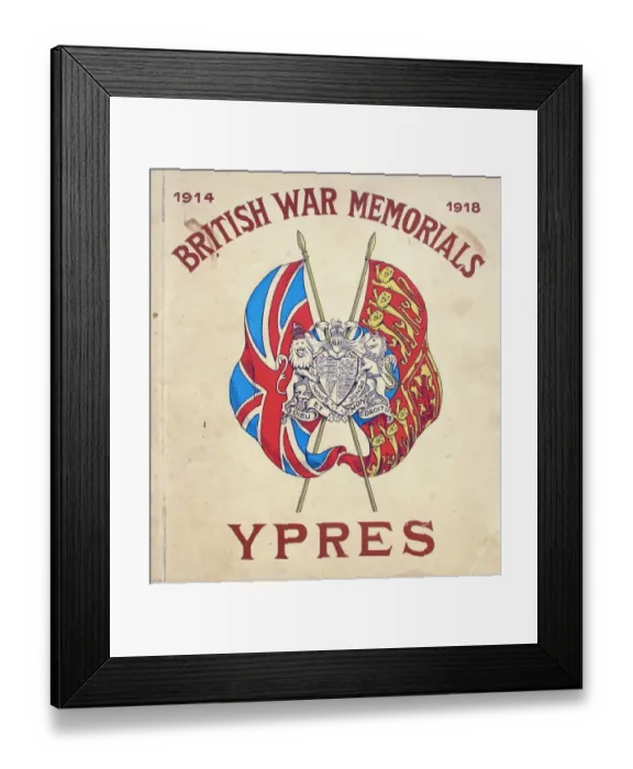 Framed Print : 24 British War Memorial photographs Framed Print : 24 British War Memorial photographs