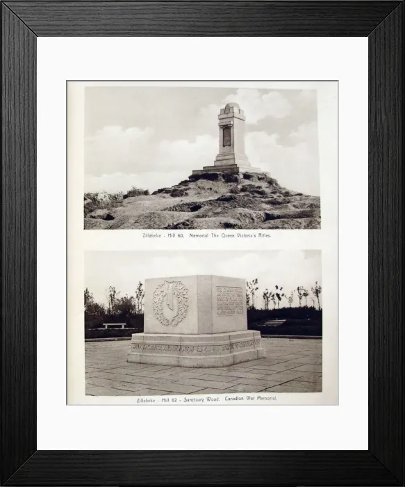 Framed Print : 24 British War Memorial photographs Framed Print : 24 British War Memorial photographs