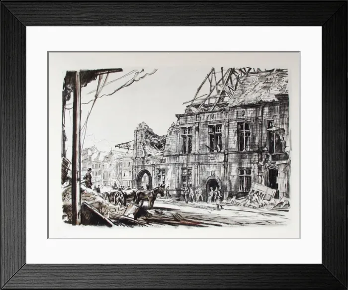 Framed Print : The Town Hall of P鲯nne Framed Print : The Town Hall of P鲯nne