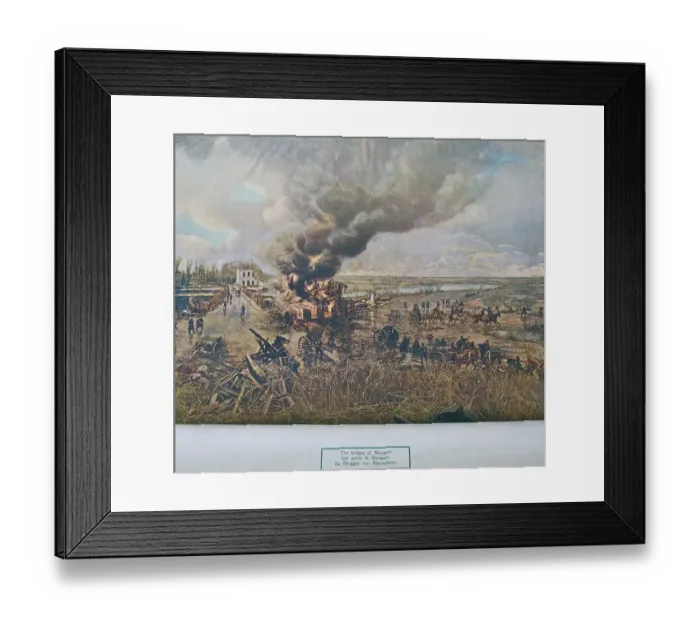 Framed Print : Bridges of Nieuport (Nieuwpoort), Belgium, WW1 Framed Print : Bridges of Nieuport (Nieuwpoort), Belgium, WW1