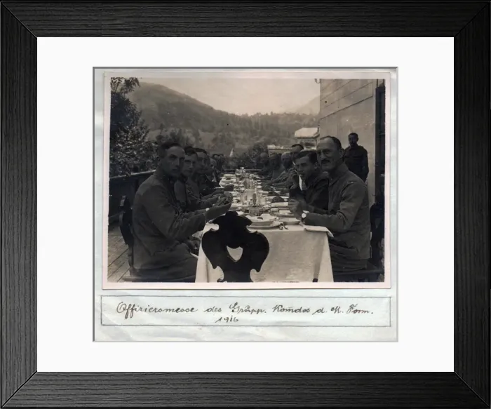 Framed Print : Group of Landsturm non-commissioned Officers Framed Print : Group of Landsturm non-commissioned Officers