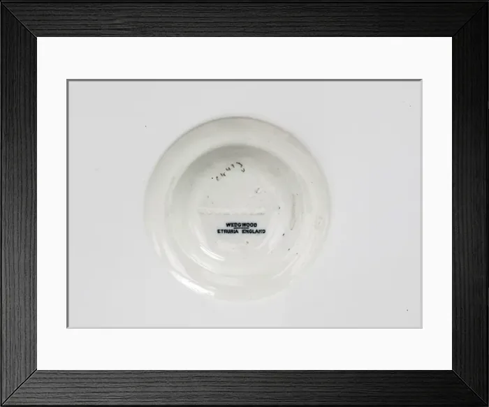 Framed Print : Nursery plate hand-painted - design by Daisy Makeig-Jones Framed Print : Nursery plate hand-painted - design by Daisy Makeig-Jones