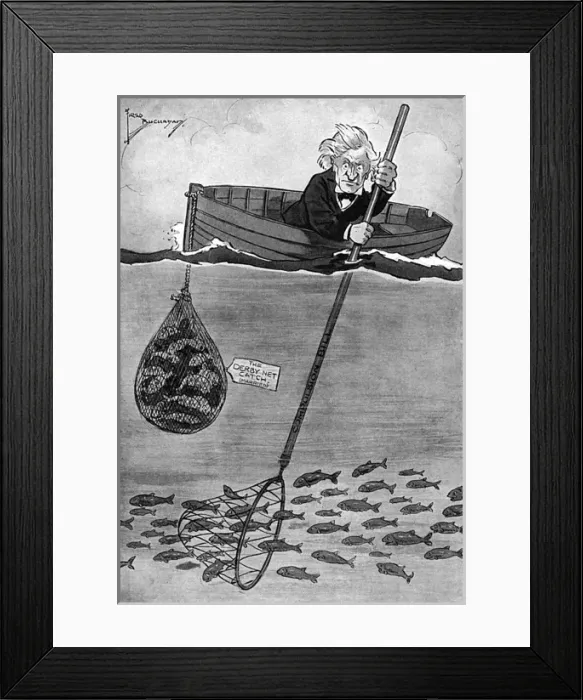 Framed Print : The compleat Angler (Derby Scheme) Framed Print : The compleat Angler (Derby Scheme)