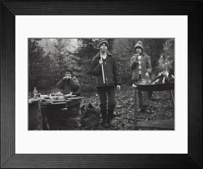 Framed Print : Canadian scouts in Germany Framed Print : Canadian scouts in Germany