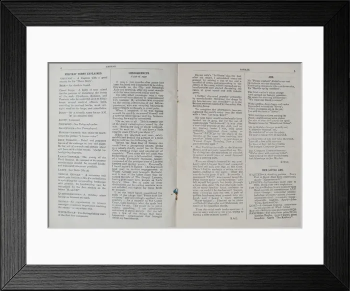 Framed Print : Barrak - The Camel Corps Review Framed Print : Barrak - The Camel Corps Review