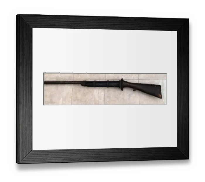 Framed Print : Training Bayonet as used by the British Army Framed Print : Training Bayonet as used by the British Army