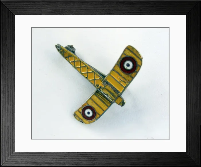 Framed Print : Brooch in the shape of a WWI monoplane Framed Print : Brooch in the shape of a WWI monoplane