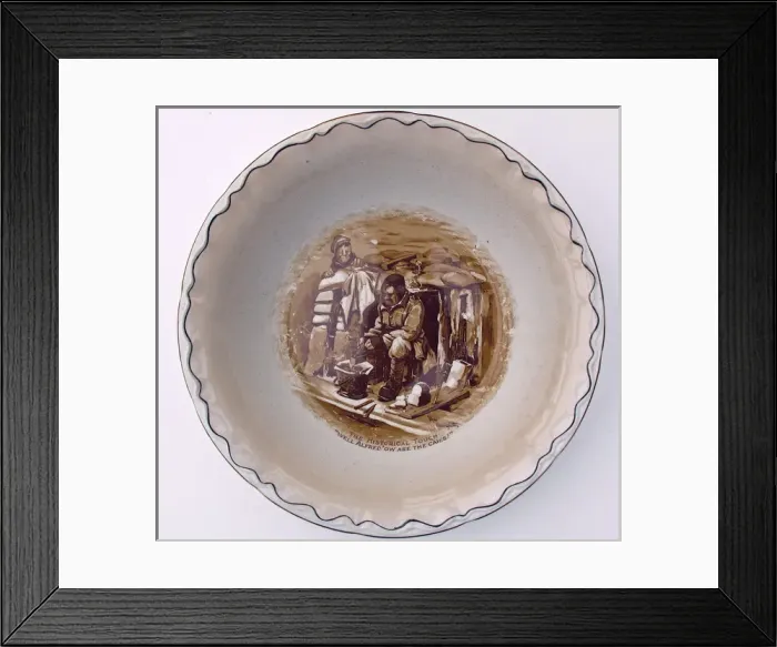 Framed Print : Plate - Historical Touch Well Alfred ow are the cakes Framed Print : Plate - Historical Touch Well Alfred ow are the cakes