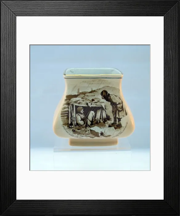 Framed Print : Tea caddy - Bairnsfatherware Framed Print : Tea caddy - Bairnsfatherware
