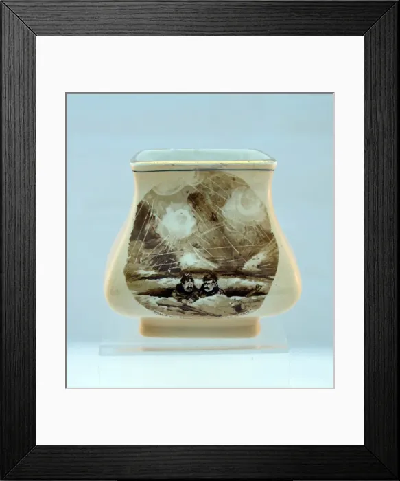 Framed Print : Tea caddy - Bairnsfatherware Framed Print : Tea caddy - Bairnsfatherware