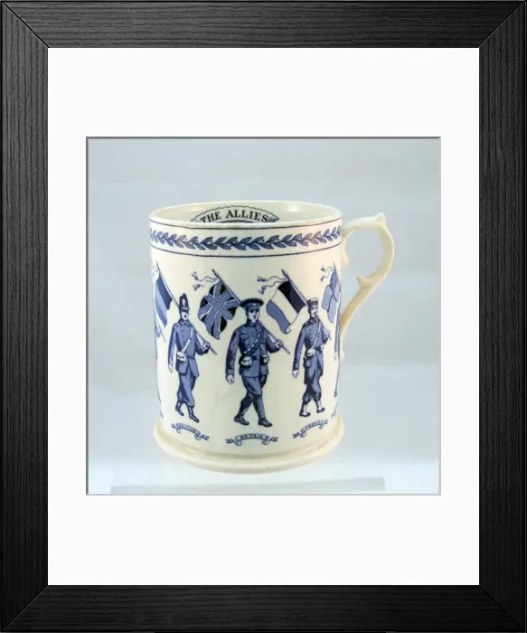 Framed Print : Booths Silicon china mug - 8 Allies including India Framed Print : Booths Silicon china mug - 8 Allies including India