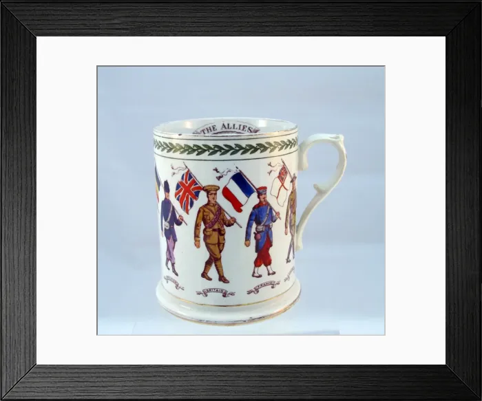 Framed Print : Booths Silicon china mug - 8 Allies including India Framed Print : Booths Silicon china mug - 8 Allies including India