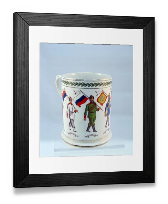 Framed Print : Booths Silicon china mug - 8 Allies including India Framed Print : Booths Silicon china mug - 8 Allies including India