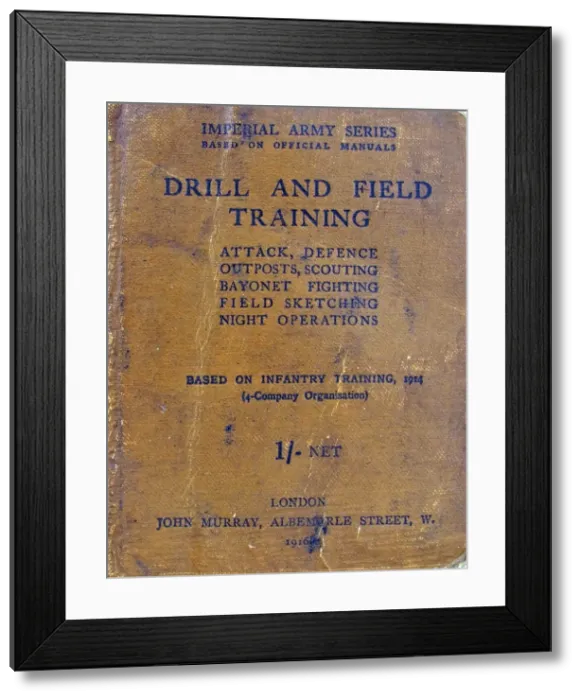 Framed Print : Imperial Army Series Drill and Field Training. - WWI Framed Print : Imperial Army Series Drill and Field Training. - WWI