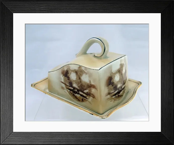 Framed Print : Cheese dish - Bairnsfatherware Framed Print : Cheese dish - Bairnsfatherware