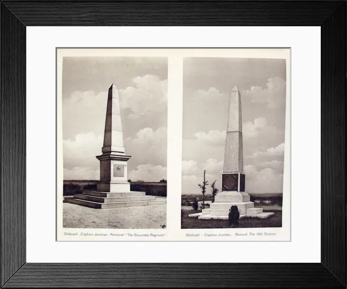 Framed Print : 24 British War Memorial photographs Framed Print : 24 British War Memorial photographs