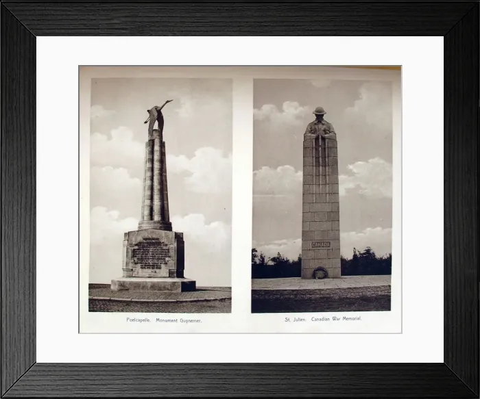 Framed Print : 24 British War Memorial photographs Framed Print : 24 British War Memorial photographs