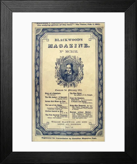 Framed Print : A magazine for February 1915 Framed Print : A magazine for February 1915