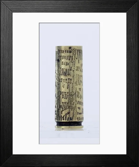 Framed Print : WWI bullet engraved Hooge - Ypres - St Eloi - 1914-15 Framed Print : WWI bullet engraved Hooge - Ypres - St Eloi - 1914-15