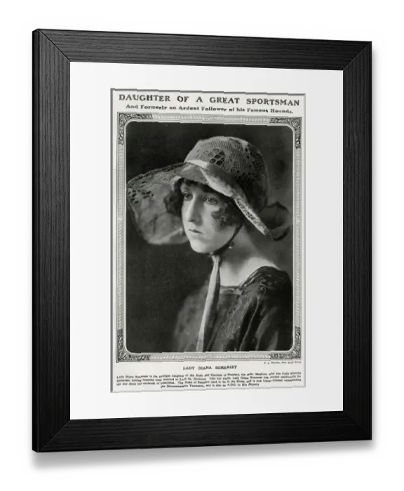 Framed Print : Lady Diana Somerset Framed Print : Lady Diana Somerset