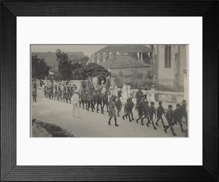Framed Print : Bahamas cubs and scouts, Nassau, Bahamas Framed Print : Bahamas cubs and scouts, Nassau, Bahamas