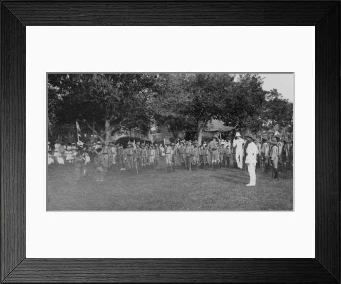Framed Print : Bahamas cubs and scouts on parade Framed Print : Bahamas cubs and scouts on parade