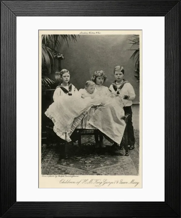 Framed Print : Duke and Duchess of Yorks five eldest children Framed Print : Duke and Duchess of Yorks five eldest children