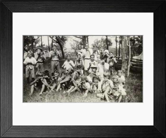 Framed Print : Bermuda scouts on Melon Parade Framed Print : Bermuda scouts on Melon Parade
