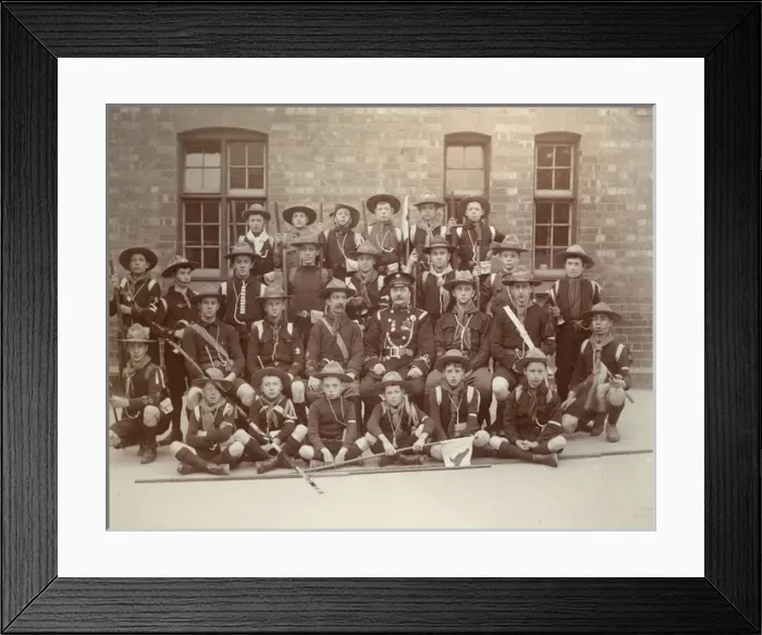 Framed Print : Group photo, Coventry G Scout Troop Framed Print : Group photo, Coventry G Scout Troop
